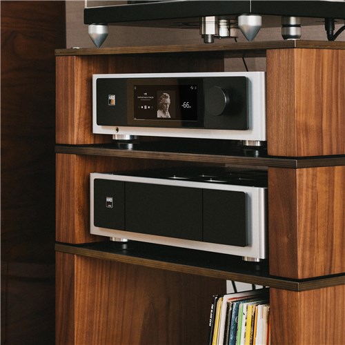 NAD M33 V2 and M23 on BLOK with DALI Epikore 11 and DALI Sub and Turntable - Level Left Option 2 - 2048x2048